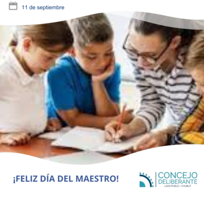 11 de septiembre: Día del Maestro