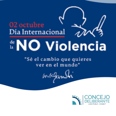 2 de octubre: Día Internacional de la No Violencia